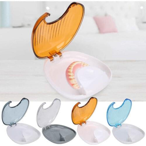 Orthodontic Retainer Case Portable Waterproof Mouthpiece Denture Box Container Fake False Tooth Storage Dental Oral Care Tools