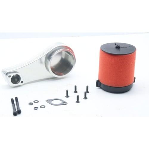 Alloy CNC Air Filter Connection Plate Fit for 1/5 Losi 5ive-t Rovan LT King Motor X2