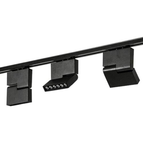 2/3/4 Wire 3 Phase LED Track Light 12W 85-265V Rail Spotlights Modern Track Lights Shoes Store Lamp Exhibition Shop Lighting