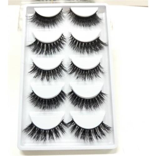 100 pairs lash 5pair in one box , one style each box with custom logo