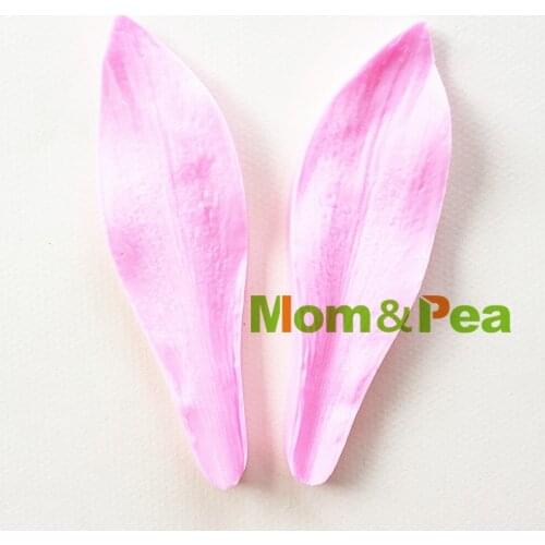 Mom&Pea 1088 Free Shipping Petal Silicone Press Mold Cake Decoration Fondant Cake 3D Mold Food Grade