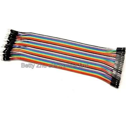 5PCS/LOT DuPont 40P rehearsals line to female adapter cable bread line a row of long 21CM 40P