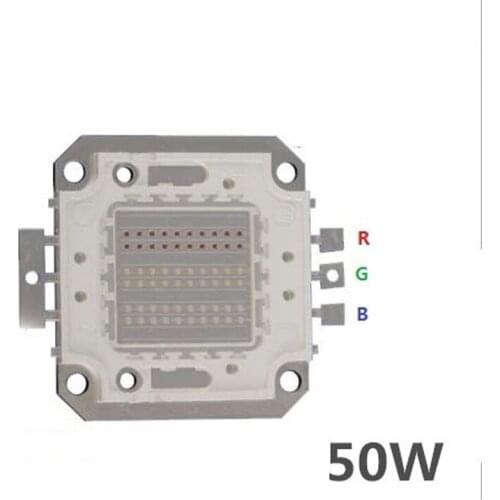 50W square shape support RGB lamp beads for projector lighting