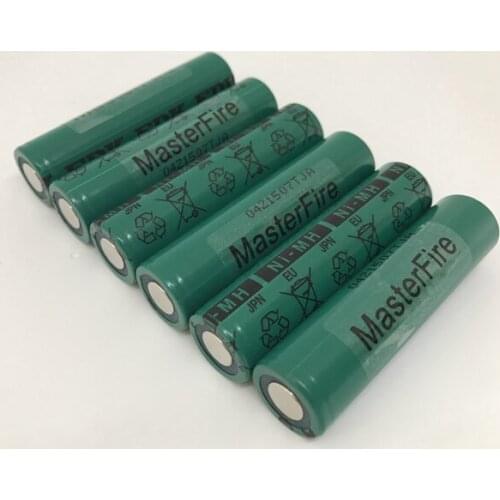 MasterFire 10pcs/lot New Genuine Sanyo FDK 17670 4000mah HR-4/3AU 4/3AU Ni-MH 1.2V Rechargeable battery NiMH batteries cell
