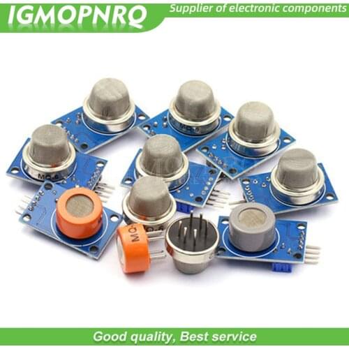 1PCS MQ Series Sensors MQ-2 MQ-3 MQ-4 MQ-5 MQ-6 MQ-7 MQ-8 MQ-9 Detecting Gas Smoke Sensor With MQ-135 Probe head