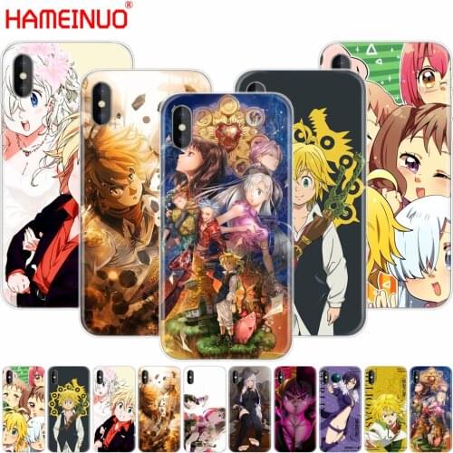 HAMEINUO Nanatsu no Taizai 7 Deadly Sin cell phone Cover case for iphone X 8 7 6 4 4s 5 5s SE 5c 6s plus