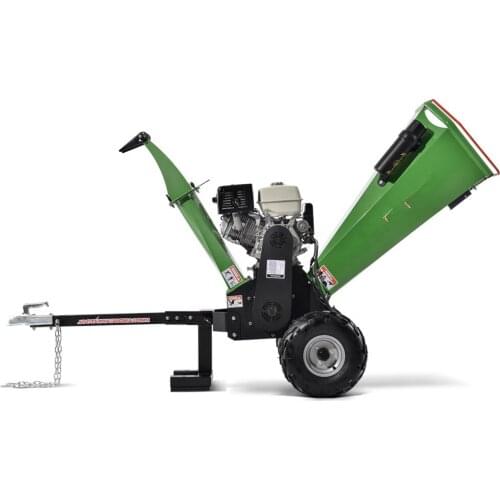 Farm Garden Tree Branch Shredder Chipper 6.5HP Manual Petrol Motor