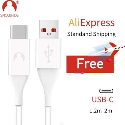 Snowkids USB C Cable Type C Cable Charger Data Sync for HTC 10 U11 U12 Xperia XZ Huawei Samsung Galaxy S8 S9 P10 2m Long