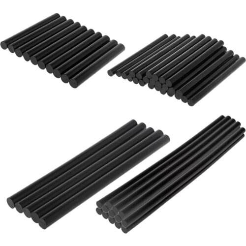 12pcs Hot Melt Glue Stick Black High Adhesive 7mm For DIY Craft Toys Repair Tool