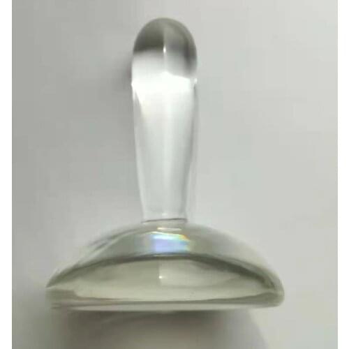 Mineral pigment powder muller made from high borosilicate glass. For painting, tempra,chinese painting,Thang-ga,pestle