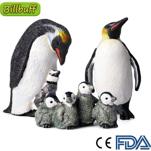 2021 Simulation Arctic Wild Animal Set Wolf Bear Fox Rabbit Model Figures Collection Cognition Educational Toy for Children Gift