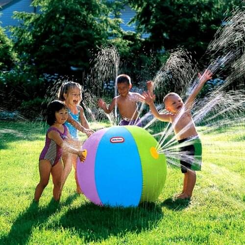 75cm Rainbow Inflatable Beach Ball Water Balloon Summer Outdoor Swimming Toy