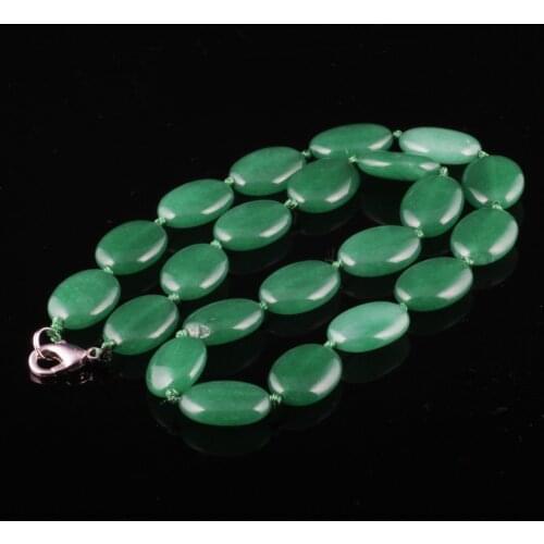 Natural Stone Necklace Egg Shape Beads Red Agates Necklaces for Women Girls Gift Bead Size13X18mm 6x8mm Length 18 inches