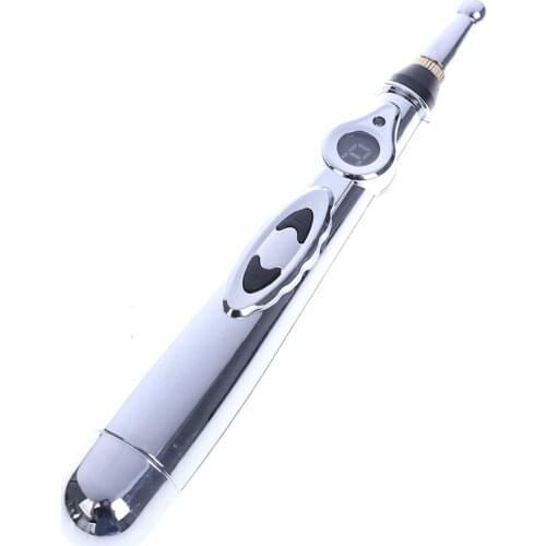 Practical electric acupoint massage pen pain relief laser therapy electronic meridian energy pen body head back leg massager