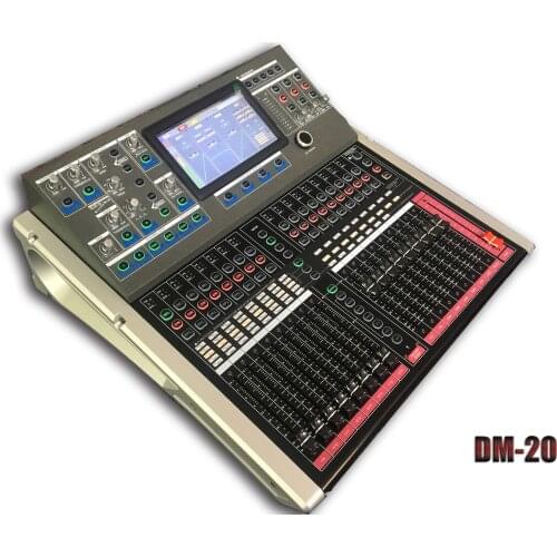 Paulkitson DM20 22Channel Professional Digital mixing Dj Mixer Audio Console Mixer Professional Stage Performance