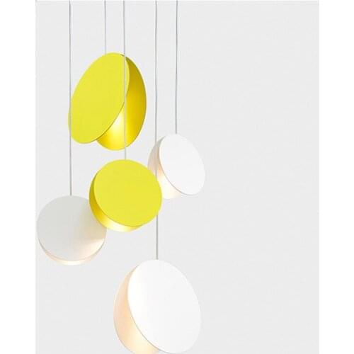 Nordic luminaria pendente iron living room Home Decoration E27 Light Fixture