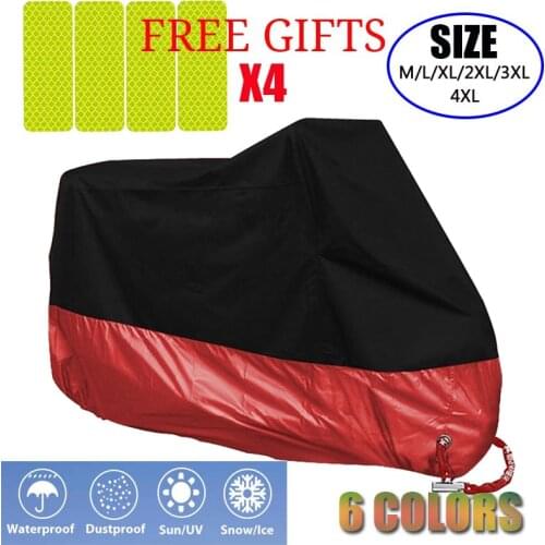 M L XL 2XL 3XL 4XL Motorcycle Cover Universal Outdoor Uv Protector All Season Waterproof Bike Rain Dustproof Motor Scooter Cover
