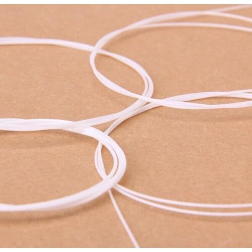 Replacement 4 White Nylon Ukulele Strings Set New High Quality