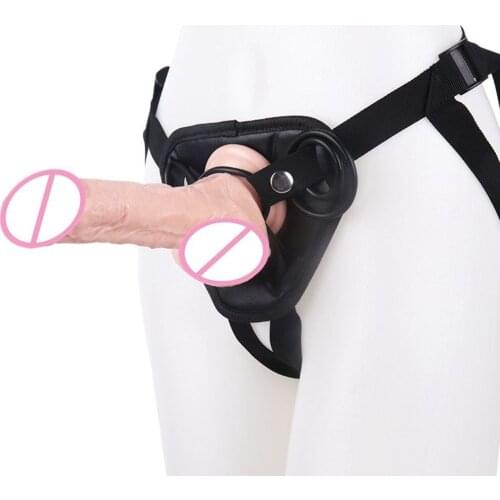 Womens Strap on Penis Realistic Dildo for Women Strapon Dildos for Anal Women Strapon Harness Belt Sex Toys Faloimitator Dildo