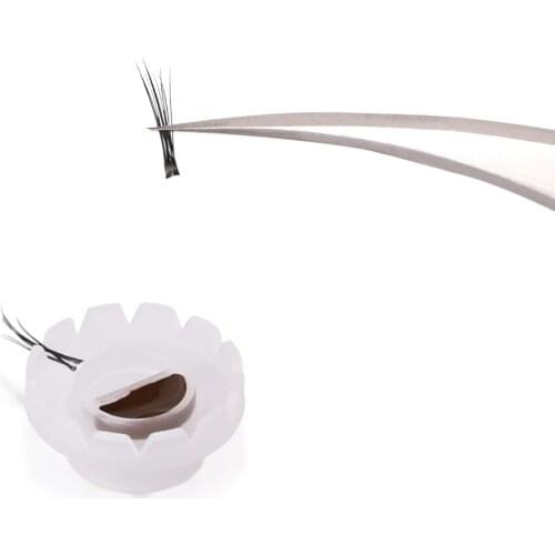 Grafting Eyelashes Flowering Cup 100 PCS 1 Pack Flowering Eyelash Beauty Tools Sun Flowering False Eyelashes Epoxy Water Cup