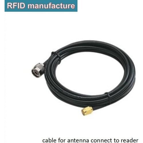 2M Cable RP-TNC/TNC/N/SMA/MMCX Type can be customised connect uhf rfid reader 9.2dbi uhf rfid antenna for rfid parking solution