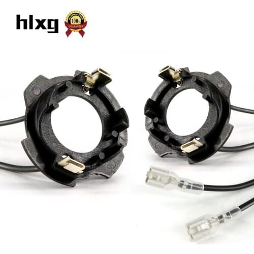 HLXG 2PCS H7 LED Bulbs Socket Adapter Headlight Holder Socket Base