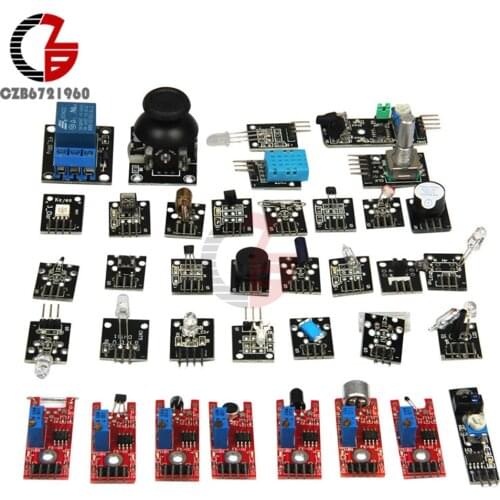 37 Sensor Board Kits Ultimate 37 in 1 Sensor kits Module for Arduino MCU Education User