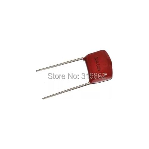Free shipping 50pcs/lot CBB capacito-r 630V 224 220NF 630V 0.22UF pitch 15MM Polypropylene Film Capacitor-s