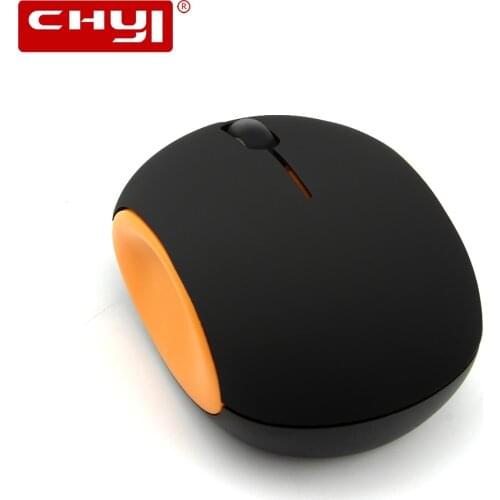 CHYI Mini Mute Wireless Rechargeable Mouse Ergonomic 2.4G 1200 DPI Micro USB Port Built-in Lithium Battery Nano Receiver For PC