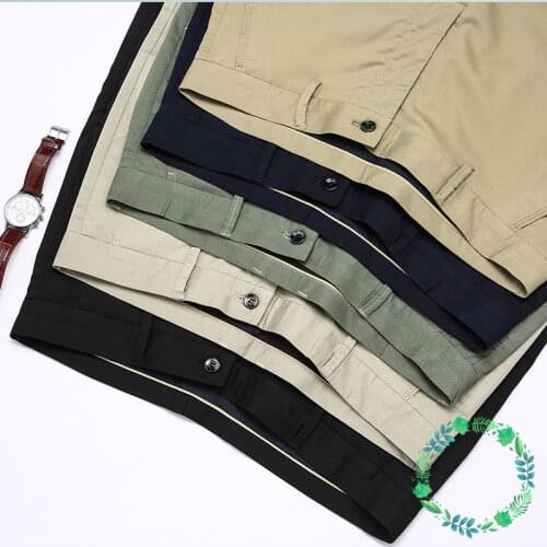 Summer Mens Lyocell Bamboo Fiber Thin Casual Pants Business Straight Dress Suit Trousers Male Khaki Gray Classic Oversize 40 42