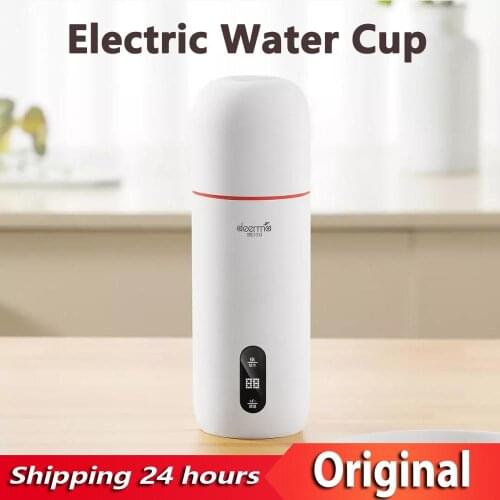 Deerma Electric Portable Smart Kettle 350ML Touch Control Insulation Bottle Water Cup Temperature Control Thermos