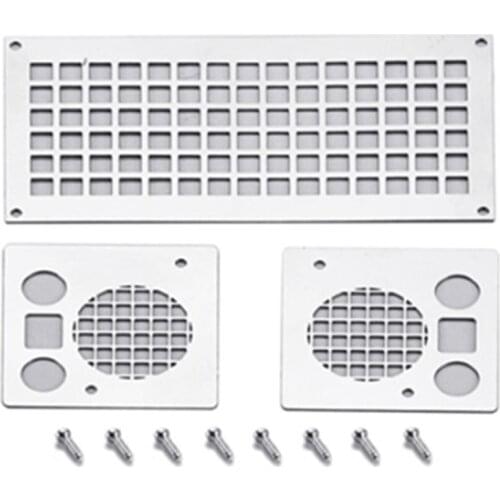 For MN D90 D99S MN99S 1/12 RC Car Upgrade Parts Metal Mesh Grille Intake Grille Cover Decoration Accessories