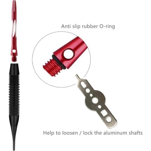 6Pcs Nylon Tip Darts 21 Grams,Aluminum Shafts & Iron Barrel,Nylon Tip & Pet Flight,Levels in Rec Room,Bar and Game Room