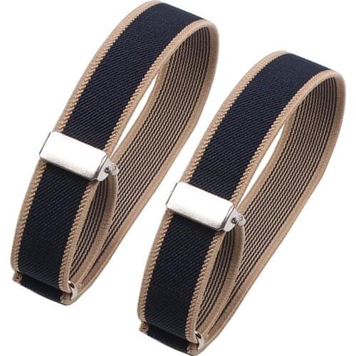 One Pair Elastic Armband Shirt Sleeve Holder Women Men Fashion Adjustable Arm Cuffs Bands for Party Wedding Clothing Accessories