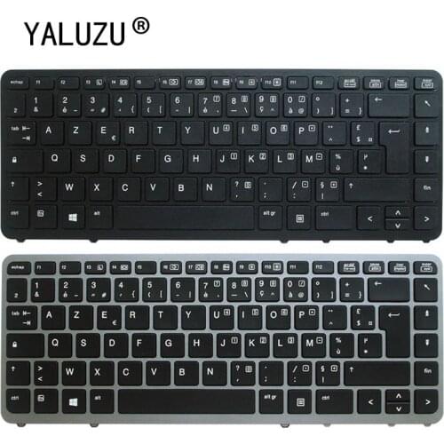 YALUZU French Azerty Replacement Keyboard For HP Elitebook 840 G1 G2 850 G2 FR No backlight
