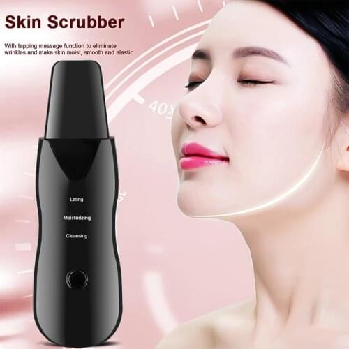 Deep Face Cleaning Skin Scrubber Vibration Massage Remove Dirt Blackhead Reduce Wrinkles Facial Peeling Tool Not Ultrasonic