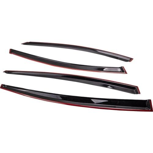 JDM Window Visor Shade Rain Guard Vent Deflector for Hyundai Elantra 2017-18-19