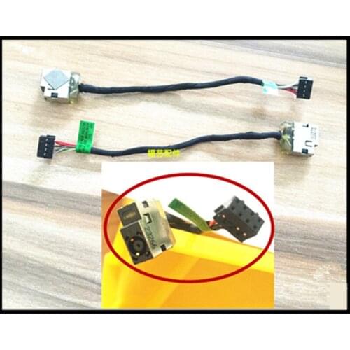 LAPTOP DC POWER JACK CABLE CHARGING CONNECTOR PORT WIRE FOR HP ENVY 14 15 envy 17 envy17 Pavilion 11-E 17-P 717370-YD6 4.5*3.0