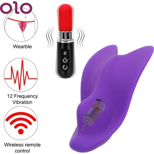 OLO Wearable Panty Vibrator G Spot Bullet Vibrator Clitoral Stimulator Female Masturbation Sex Toy For Women Adult Products