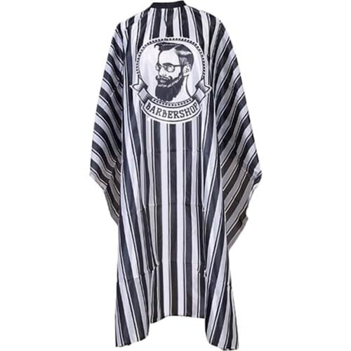 Hairdressing Barber Cutting Cape Waterproof Hair Styling Coloring Gown Wrap with Snaps