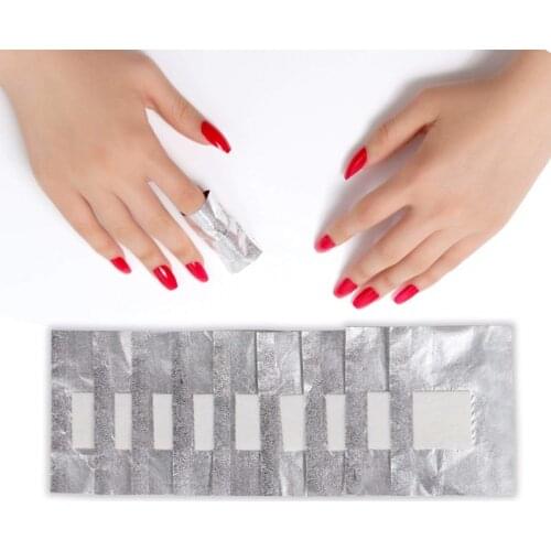 Nail Polish Remover Gel Remover Wraps 250Pcs Nail Foil Wraps For Gel Removal Gel Soak Off Foils With Lager Cotton Pad