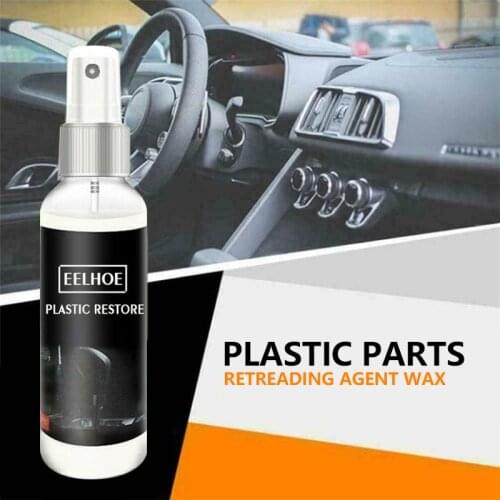 30ml Auto Car Interior Maintenance Plastic Parts Retreading Agent Car Maintenance Wax Leather Instrument Panel Retreading Agent
