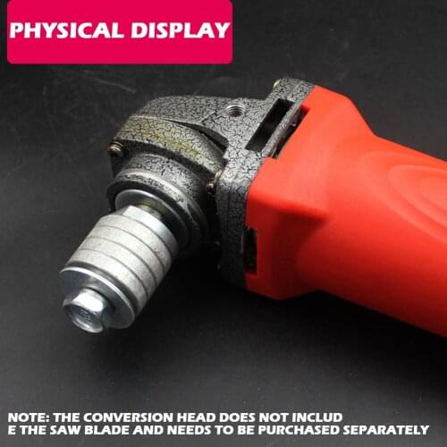 Angle Grinder to Grooving Machine Adapter Slotting Machine Conversion Head Professional Adapter Quick Convenient