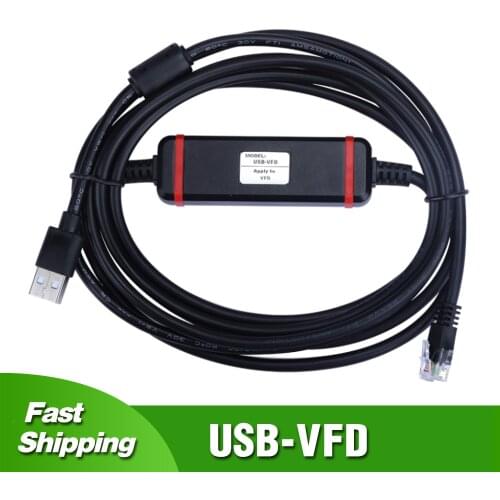 USB-VFD For Delta VFD-E/EL/ED/CH2000 Series Frequency Converter Debugging Download Cable VFD-USB01