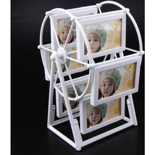 Rotating 3'' Picture Photo Frame Sky Ferris Wheel Wedding Table Decoration Home Tabletop