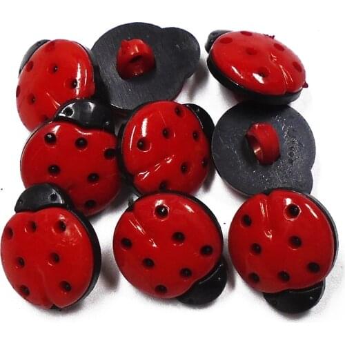 Zieene Red Buttons
