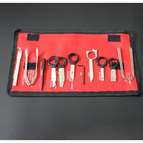 20 Pieces/kits Professional Automotive Interior Audio Stereo Car CD Player Radio Removal Keys Tool Set