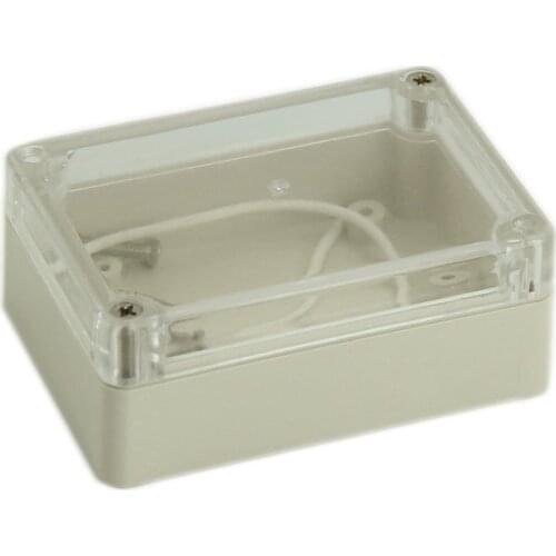 85x58x33mm Waterproof Clear Cover Plastic Electronic Cable Project Box Enclosure Case
