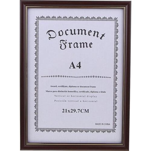 A4 Diploma, Certificate, Photo ,Artwork ,Picture ,Documents Wood Frame
