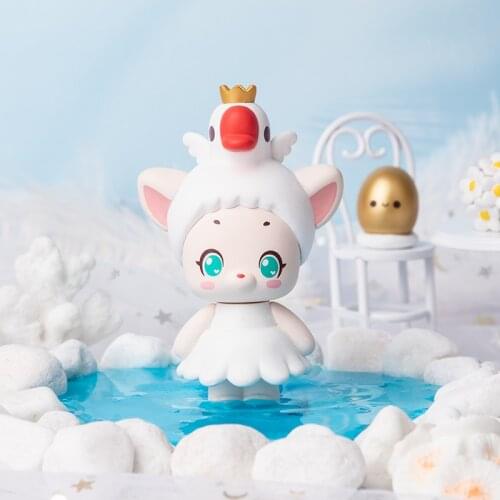 Deerlet Blind Box Toys Cute Aeroplane Chess Figure Anime Action Random Surprise PVC Model Birthday Gift Decor 5 Pcs/Set